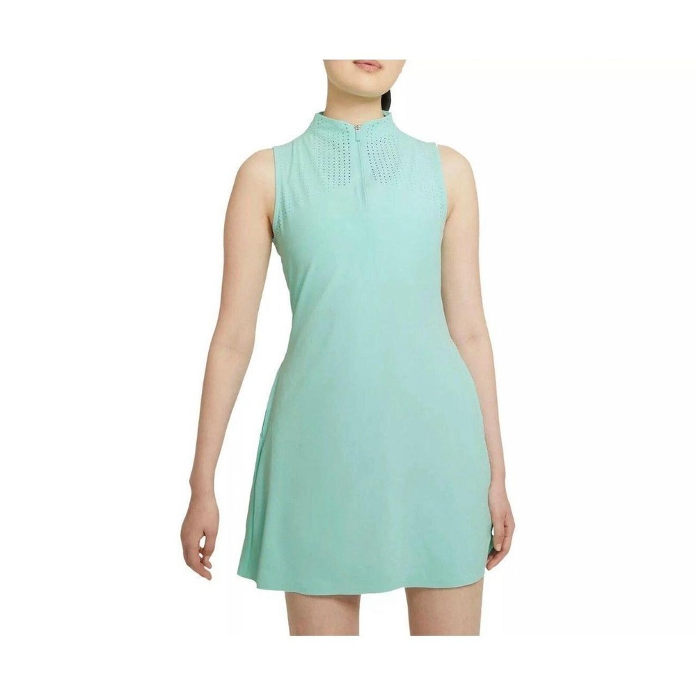 Nike Flex Ace sleeveless golf dress in a light mint green dri fit XL